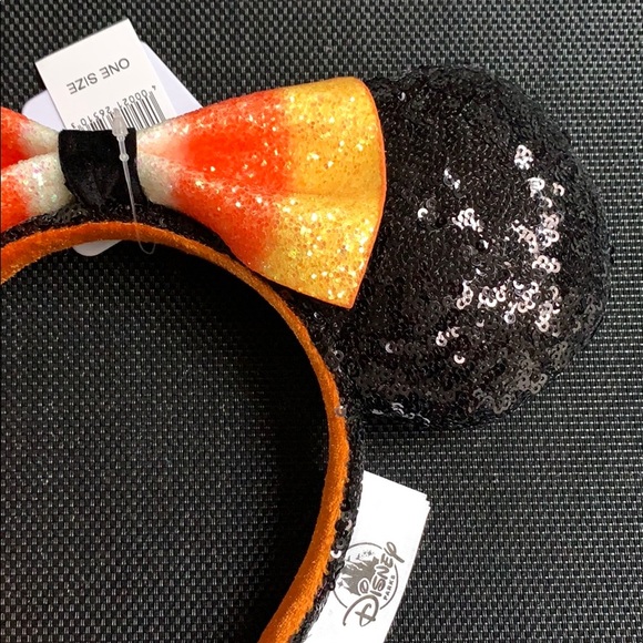 Disney Candy Corn black Sequined ears - Picture 5 of 6